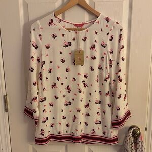 Joules Women's Floral Blouse NWT